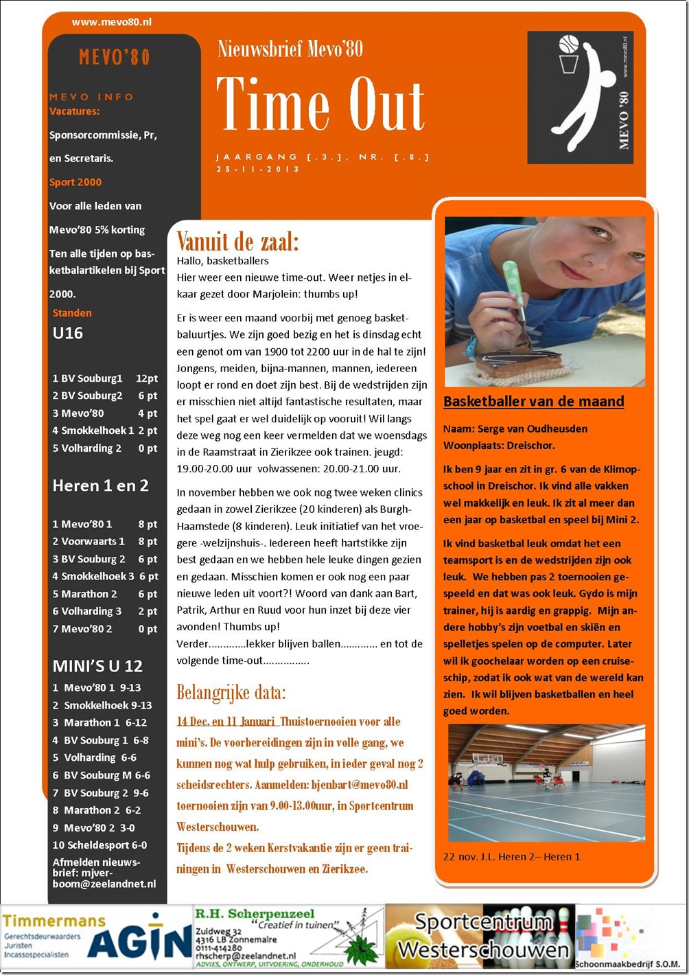 Nieuwsbrief Mevo'80 jaargang 3 nr 8